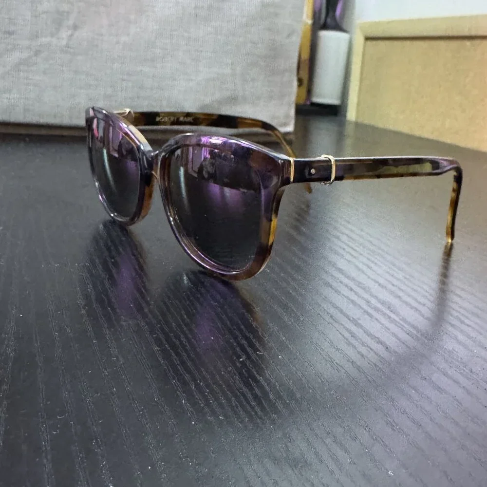 Vintage Robert Marc 696-248 Tortoiseshell Eyeglasses Non-Prescription Handmade - Picture 4 of 8